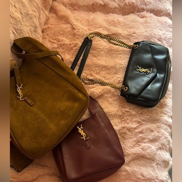 Crochet raffia tote bag with chain - Picture 2 of 16